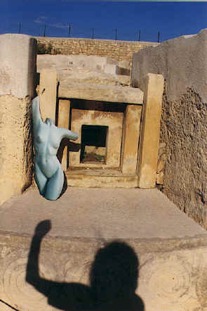  Pam preparing to leave Bridgit, Malta, 1999, copyright Peter Palmquist